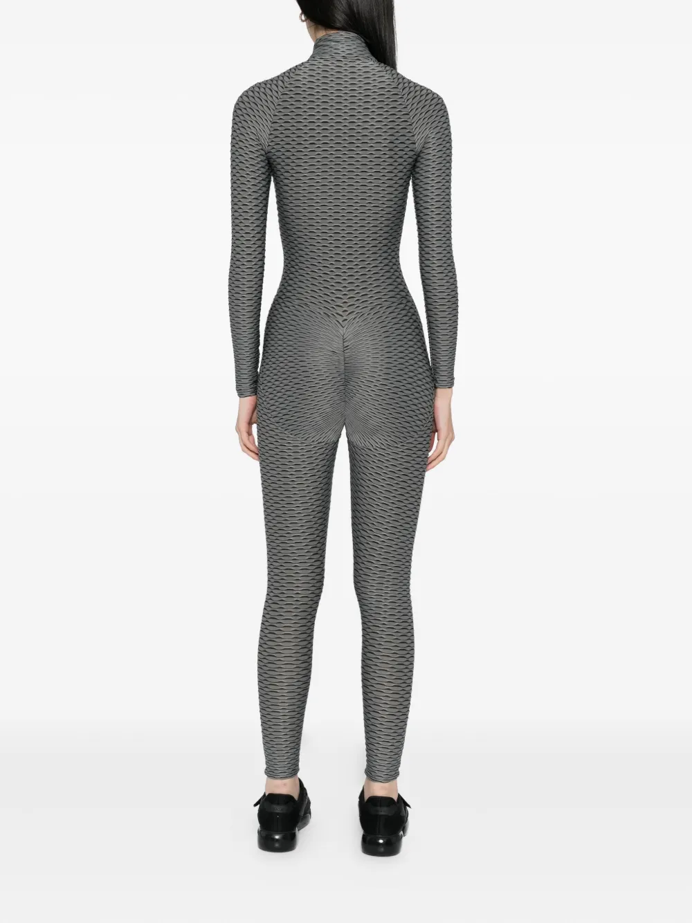 Tessitura Body Couture 3d Move Jumpsuit In Multi