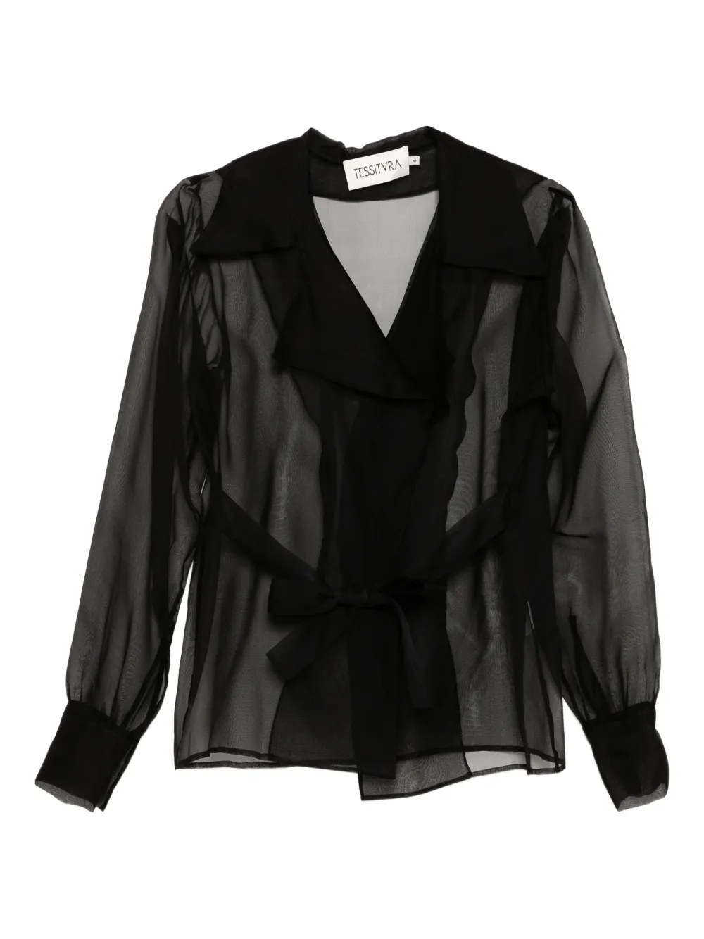 Tessitura Body Couture Silk Jacket In Black