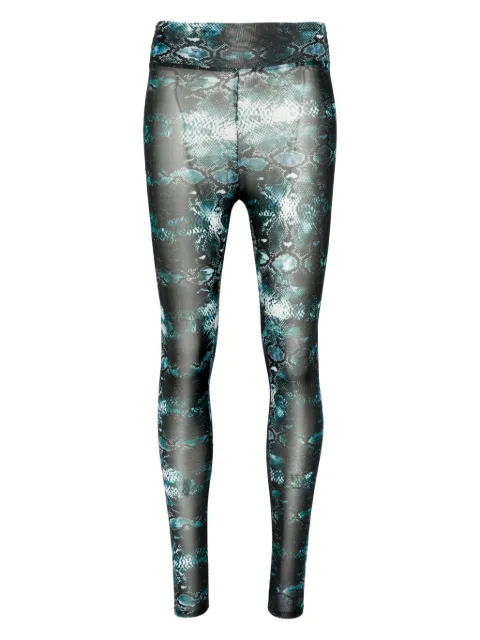 Tessitura Body Couture snakeskin-print leggings