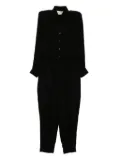 Tessitura Body Couture cupro jumpsuit - Black