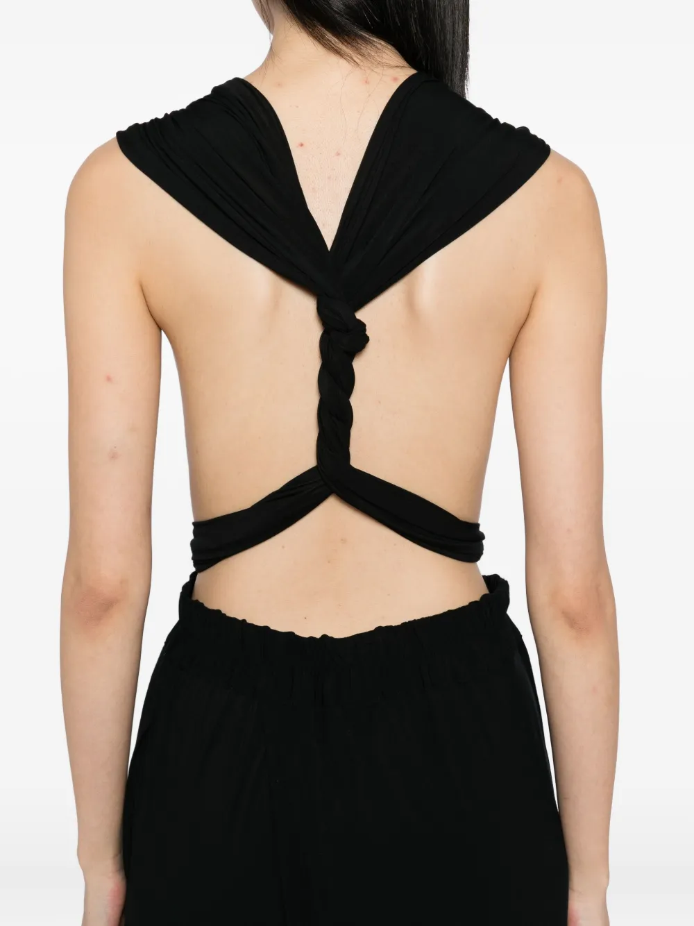Tessitura Body Couture Multi-way Jumpsuit In Black