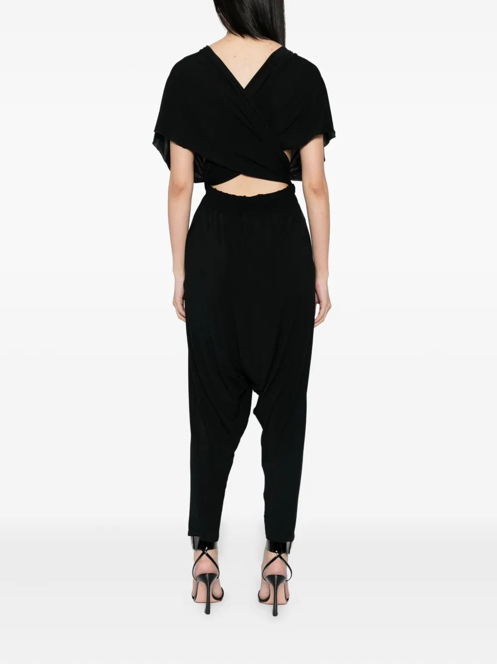 Tessitura Body Couture Multi-way Jumpsuit In Black