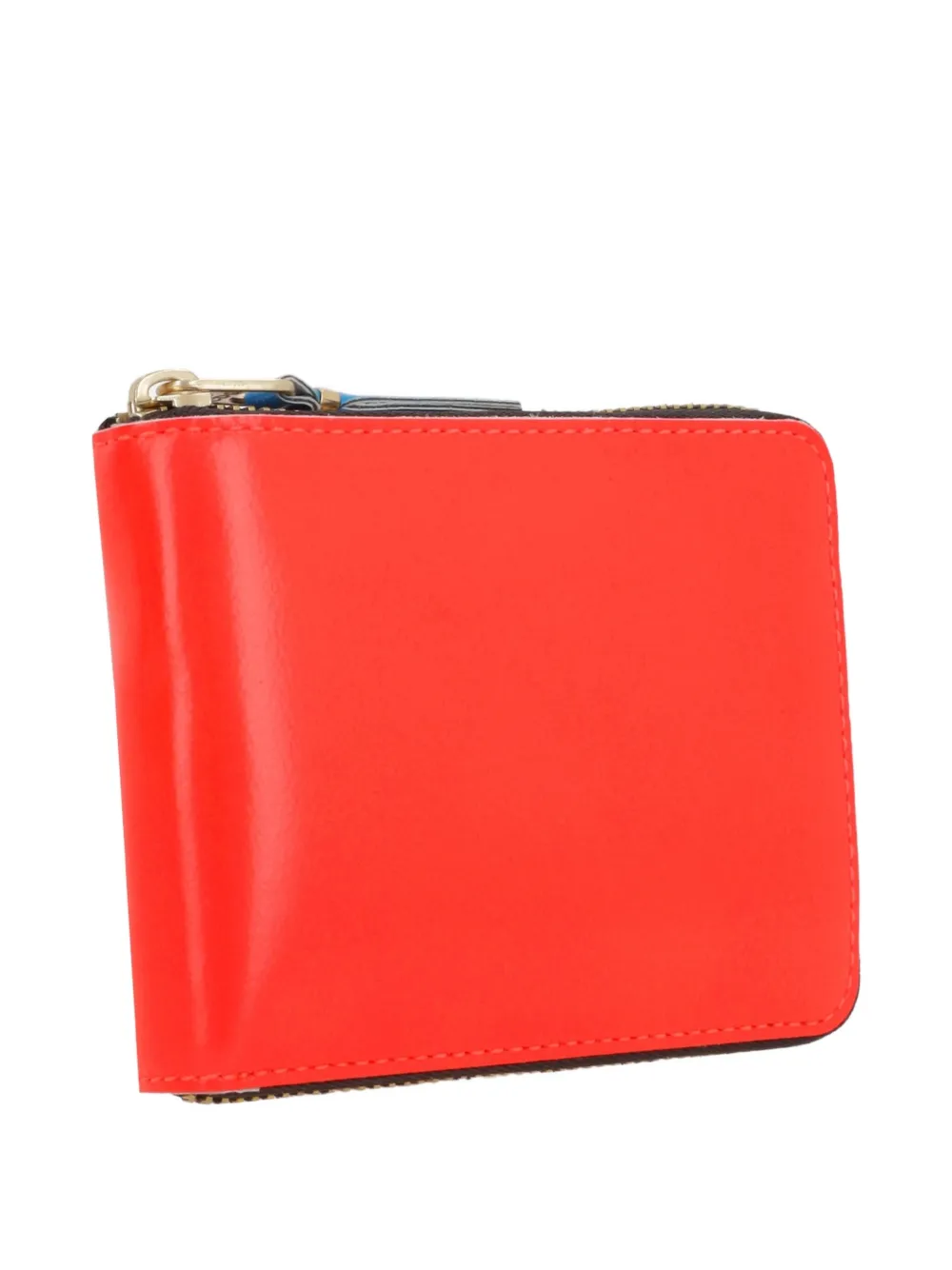Comme Des Garçons Wallet Leren portemonnee Rood