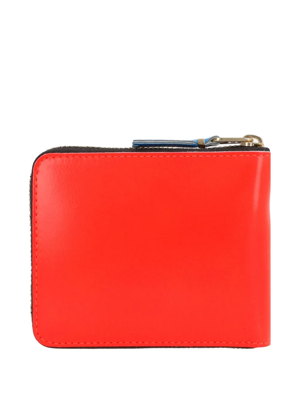 Comme Des Garçons Wallet Leren portemonnee Rood