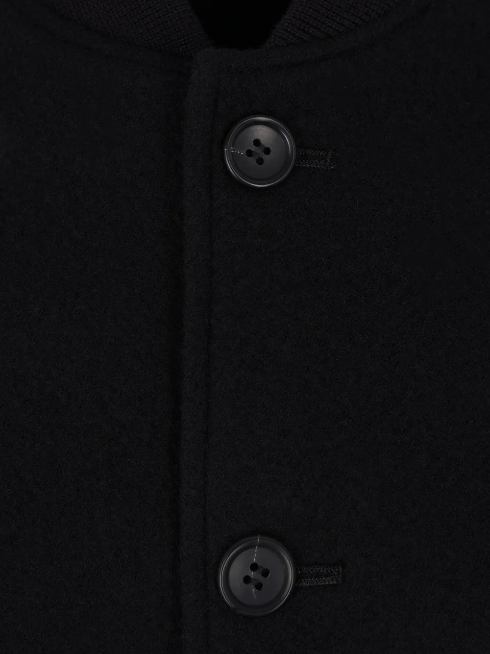 Yohji Yamamoto Button-up Coat In Black