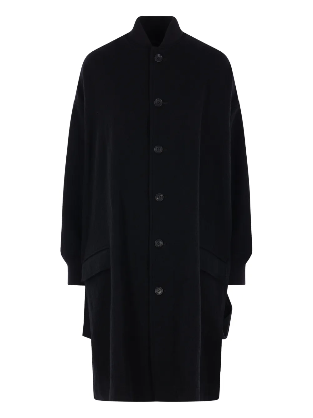 Yohji Yamamoto abrigo con botones | negro | Image 1