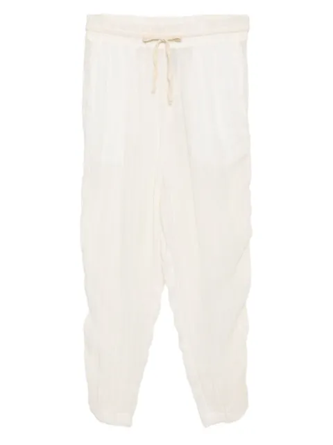 Tessitura Body Couture drawstring cuffed trousers