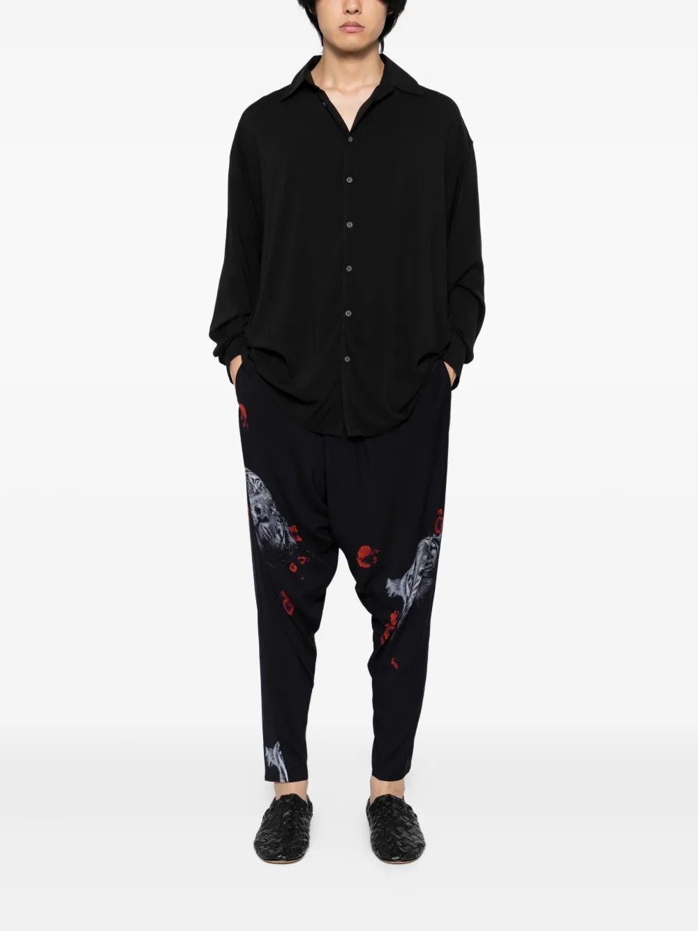 Tessitura Body Couture Broek met print - Zwart