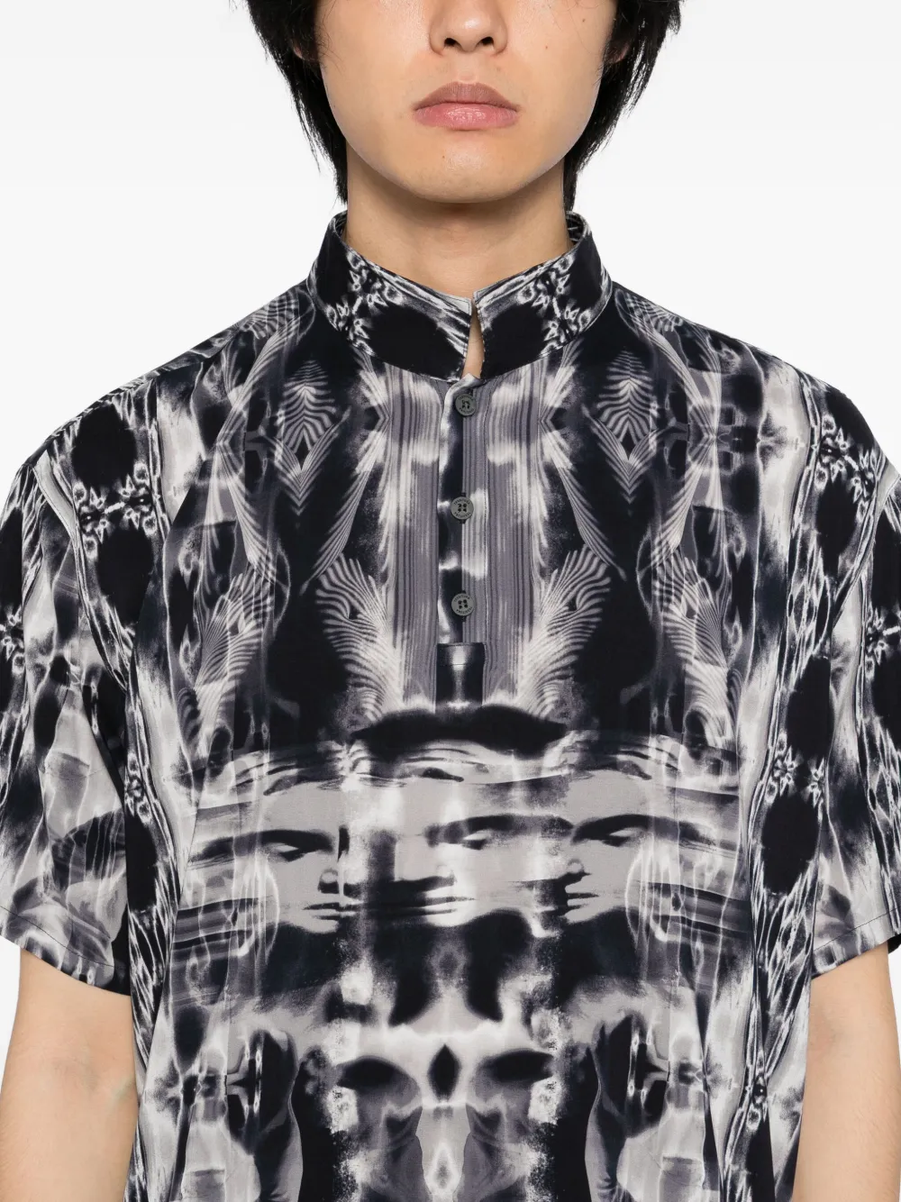 Tessitura Body Couture Printed Top In Multi