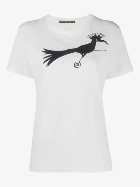 10 CORSO COMO bird-print cotton t-shirt