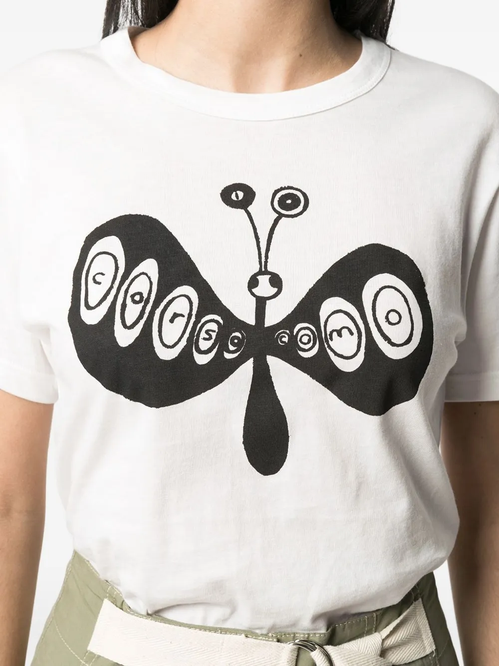 10 CORSO COMO butterfly print T-shirt Wit