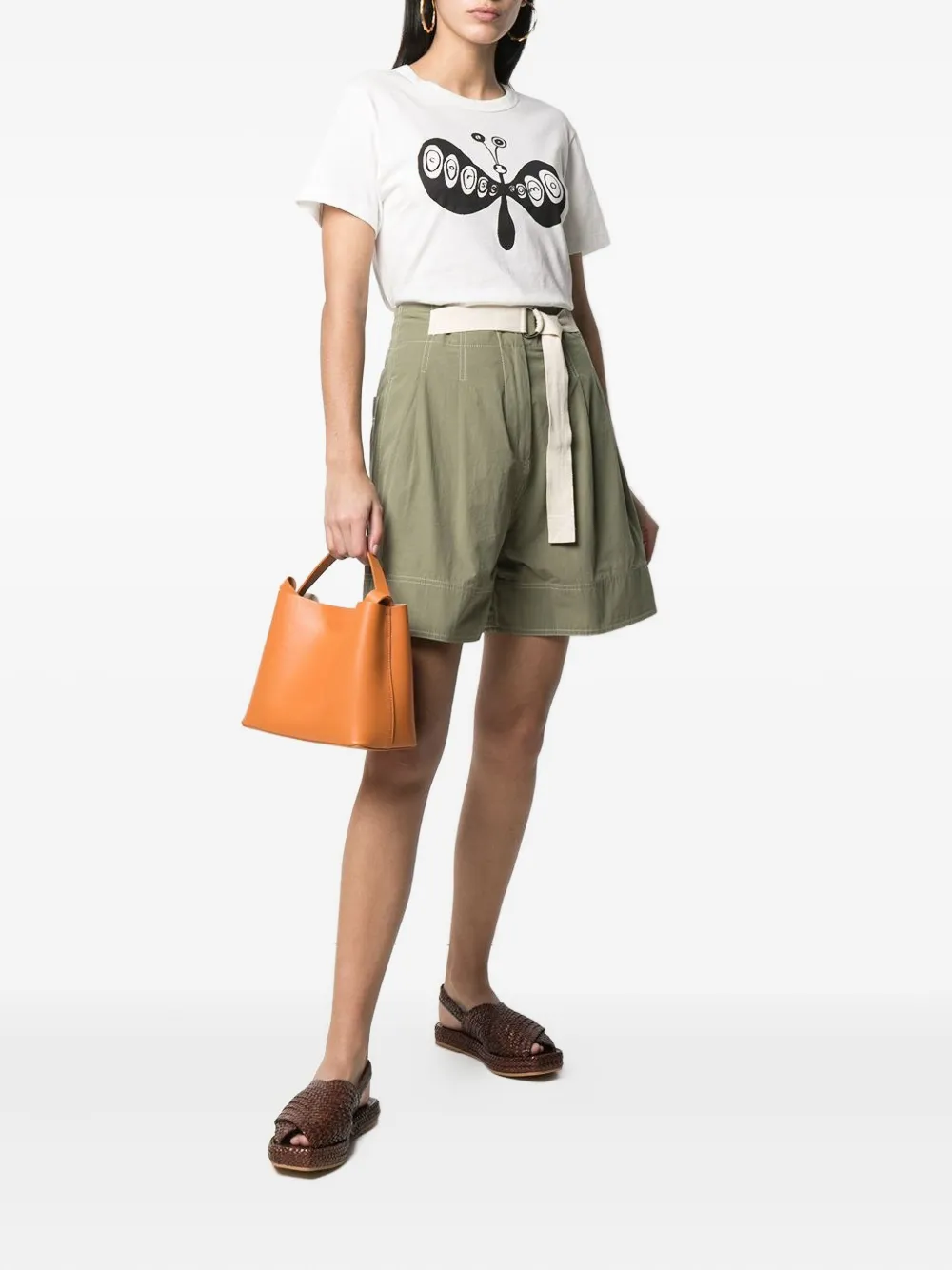 10 CORSO COMO butterfly print T-shirt Wit