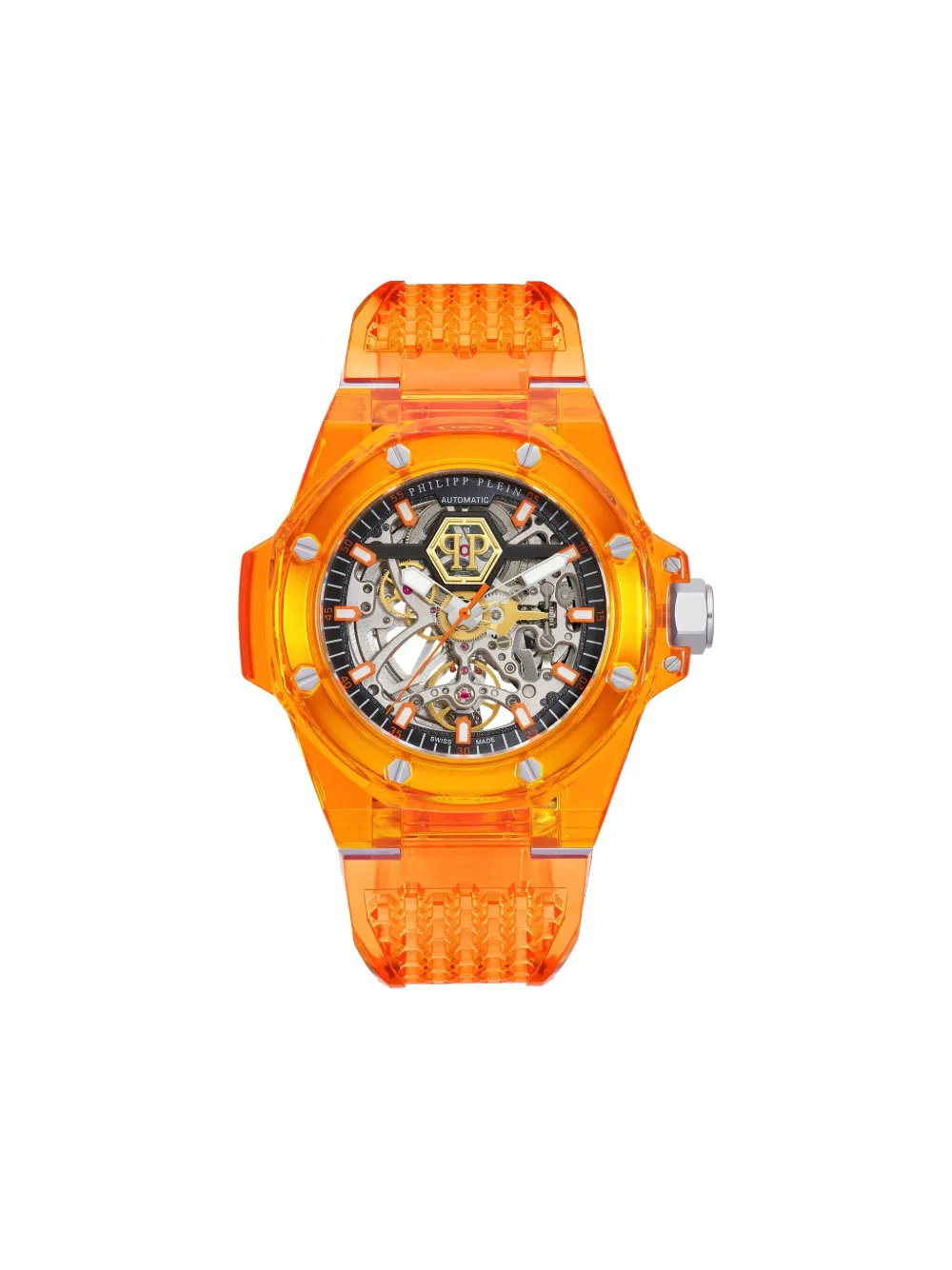 Philipp Plein King Phantom Fire 46mm - Argento