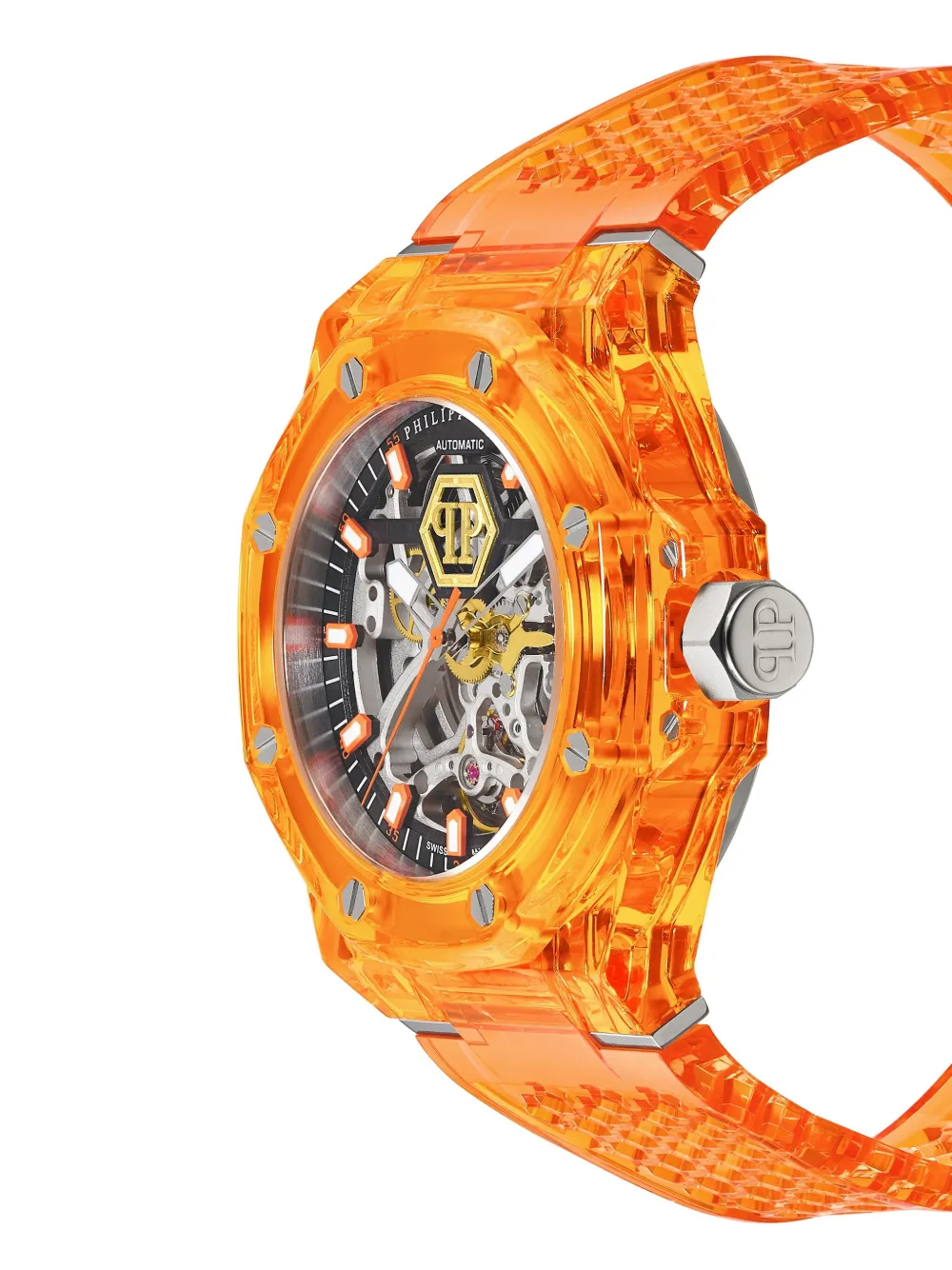 Philipp Plein King Phantom Fire 46 mm - Zilver