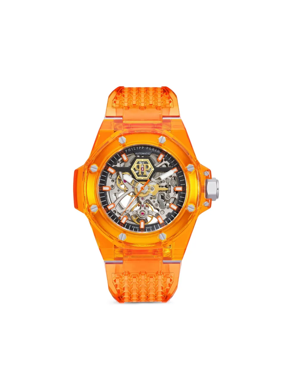 Philipp Plein King Phantom Fire 46mm - Argento