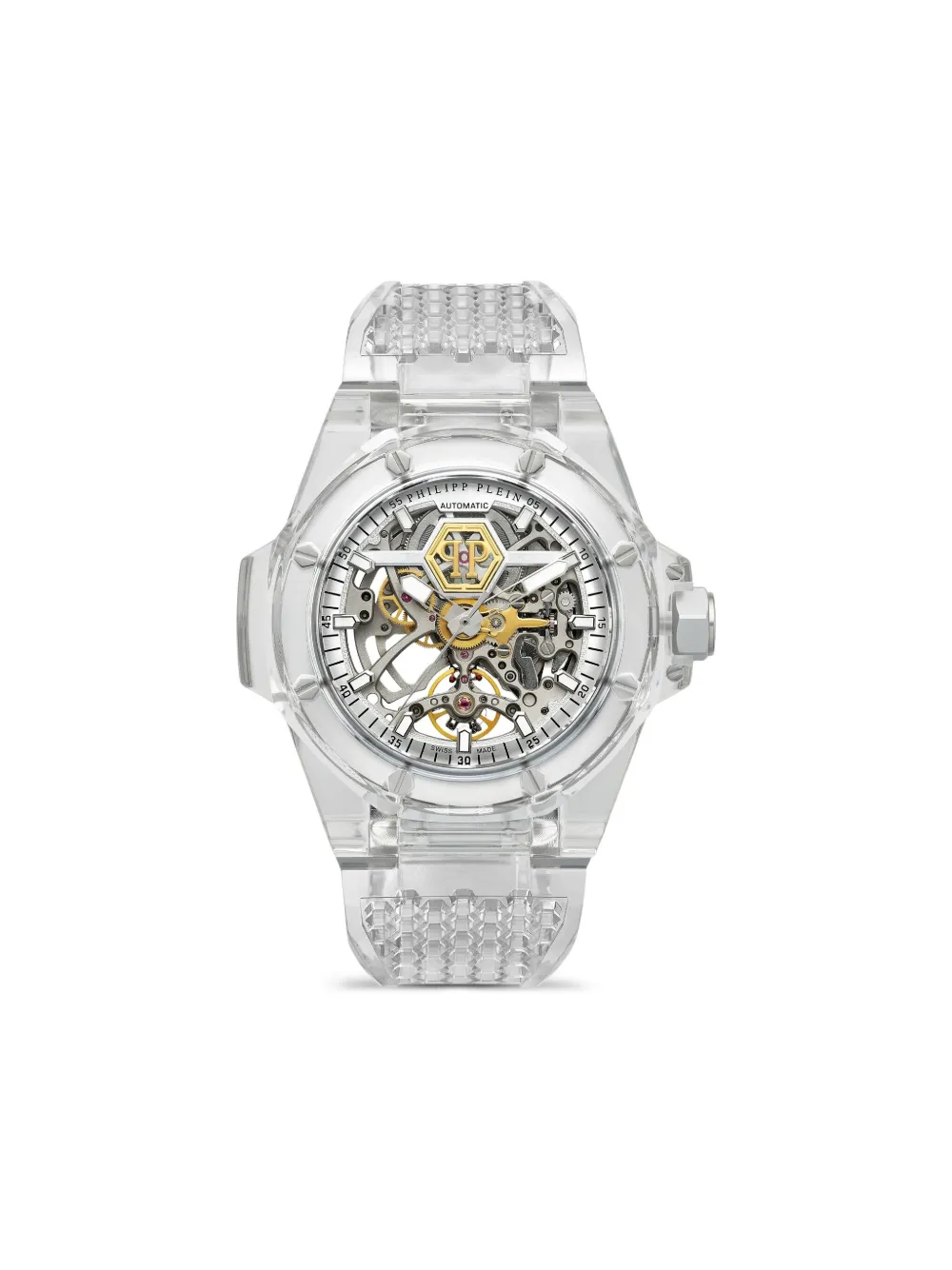 Philipp Plein King Phantom Ice 46mm | Silver | Image 1