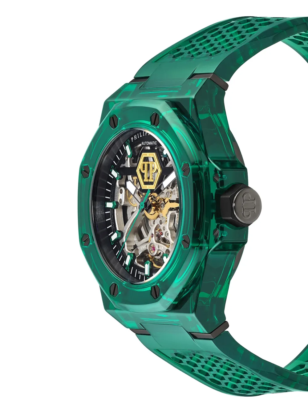 Philipp Plein King Phantom Venom 46 mm - Zilver