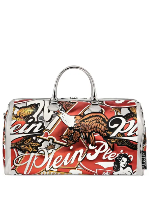 Philipp Plein eagle-print top-handle holdall