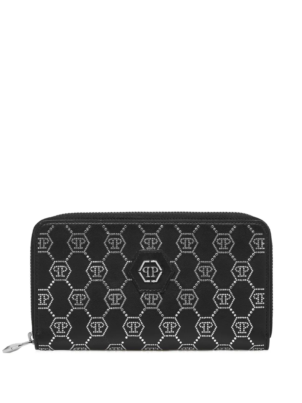 Philipp Plein Portafoglio con zip - Nero