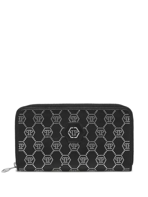 Philipp Plein cartera con monograma y cierre