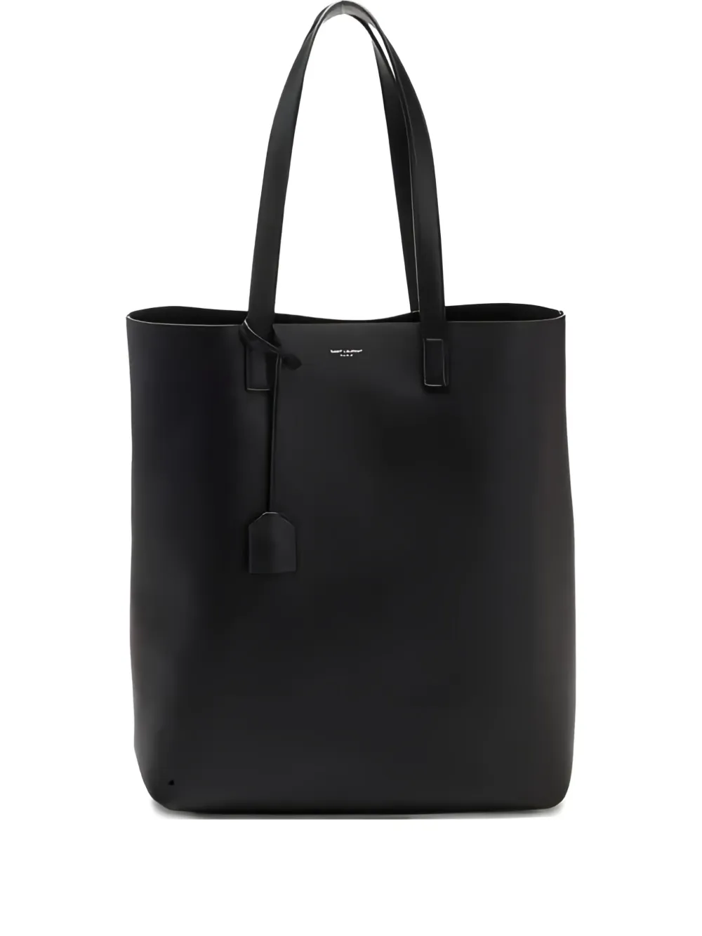 Saint Laurent Bold leren shopper Zwart