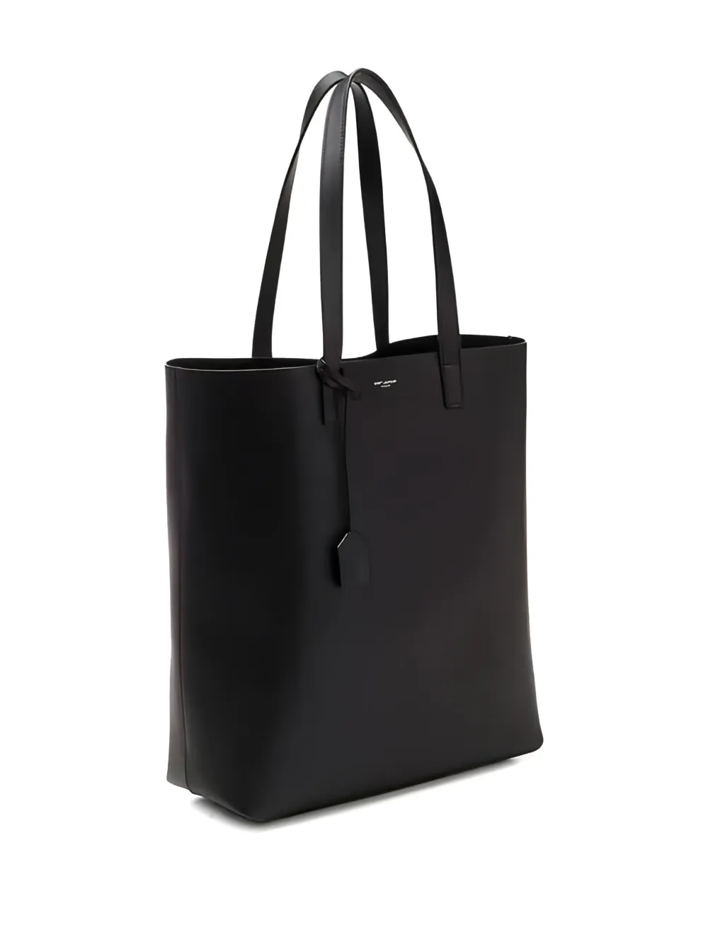 Saint Laurent Bold leren shopper Zwart