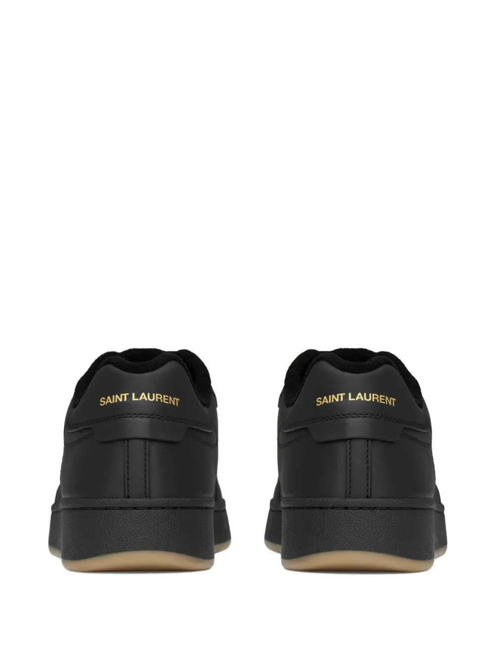 Saint Laurent SL 61 leather logo sneakers Black