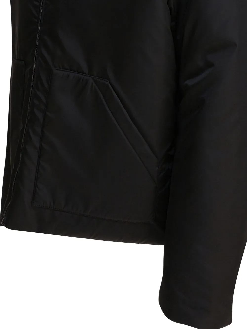 Prada Donsjack met triangel-logo Zwart