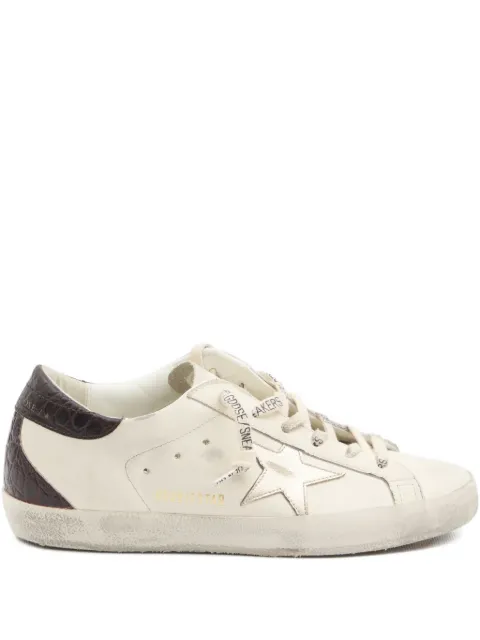 Golden Goose Super-Star crocodile-effect sneakers
