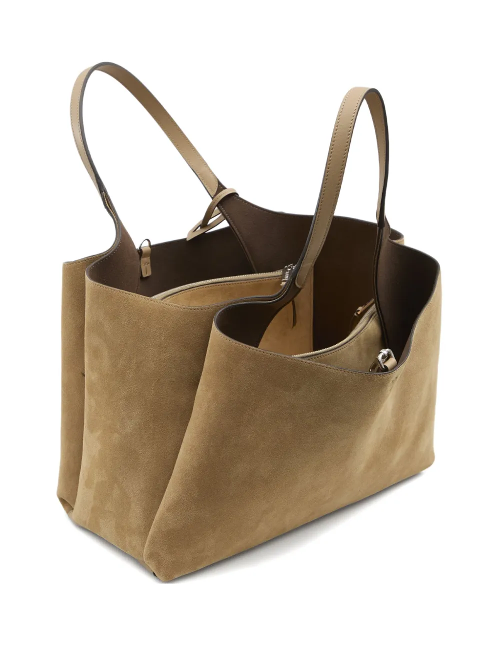 Tod's suede leather shopping bag - Beige