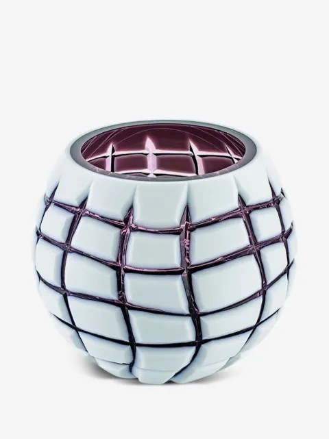IVV geometric-patterned glass vase (22cm)