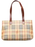 Burberry Pre-Owned 2000-2017 Haymarket Check Coated Canvas tote bag - Brown