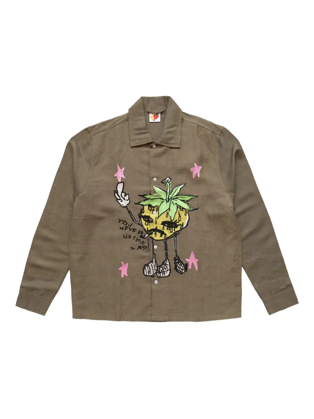 Sky High Farm Smoke Strawbabies shirt | Brown | Image 1