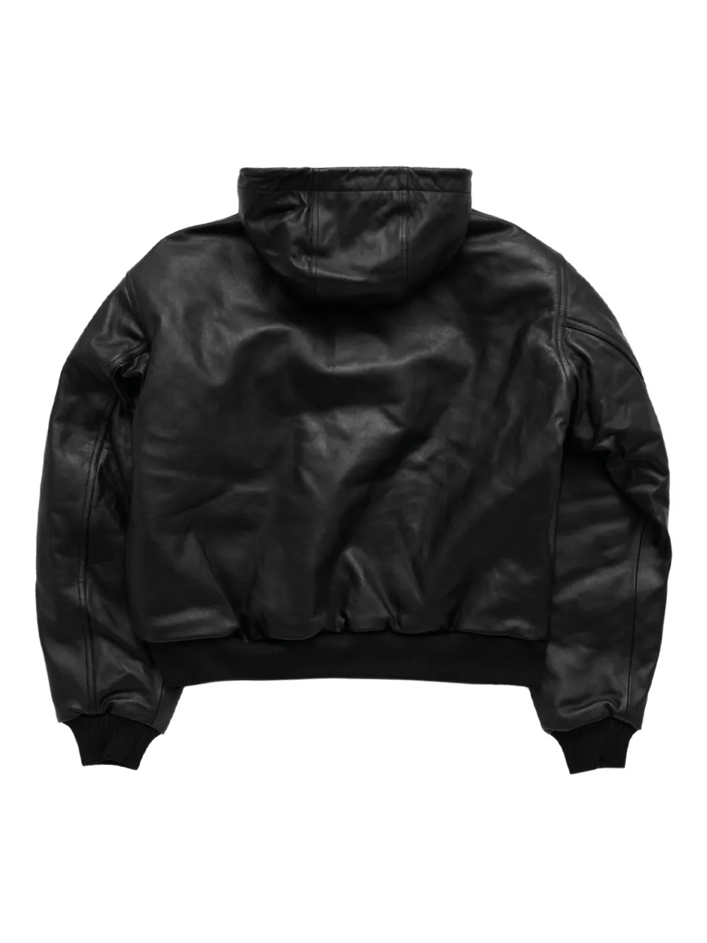 Sky High Farm zip-up leather hoodie | Hoodies | Image 2