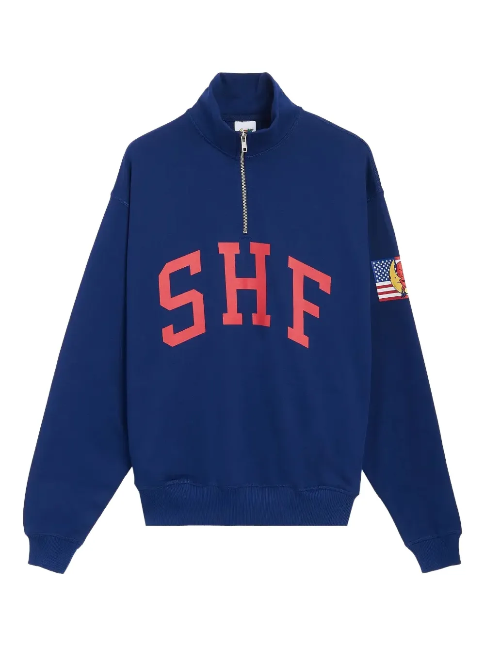 Sky High Farm cotton hoodie | Blue | Image 1