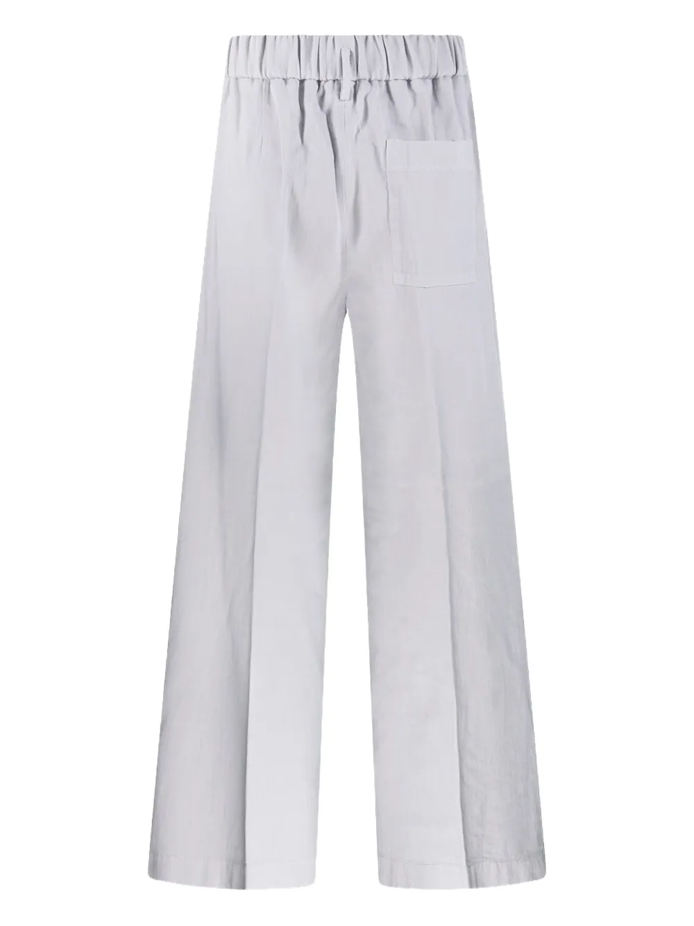 Forte elasticated-waistband trousers Grijs
