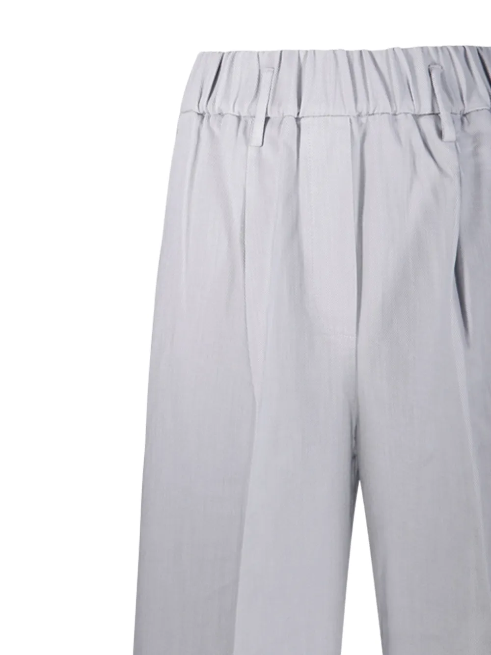 Forte elasticated-waistband trousers Grijs