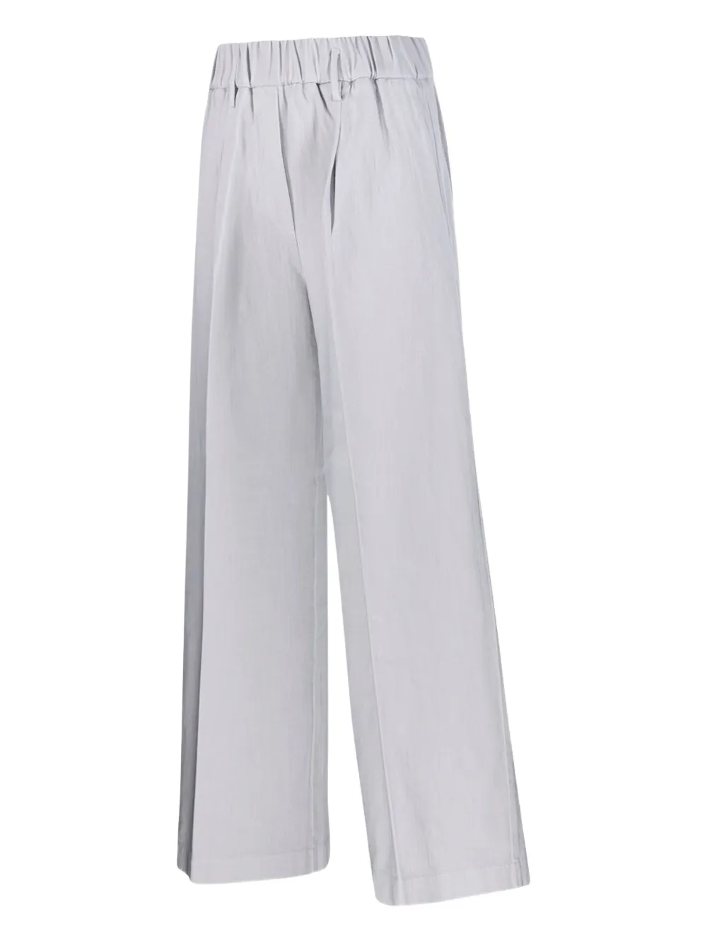 Forte elasticated-waistband trousers Grijs