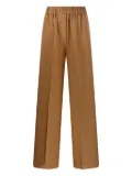 Forte Forte elastic-waist pleated trousers - Brown