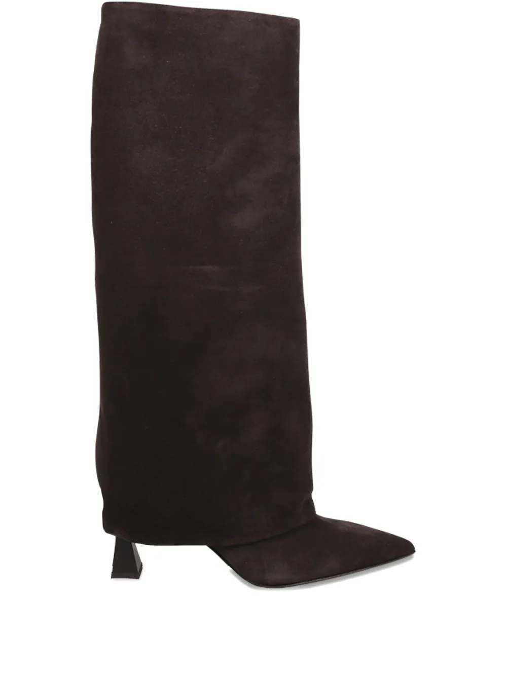 Sergio Levantesi slouch suede boots Brown