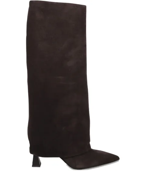 Sergio Levantesi 슬라우치 스웨이드 부츠