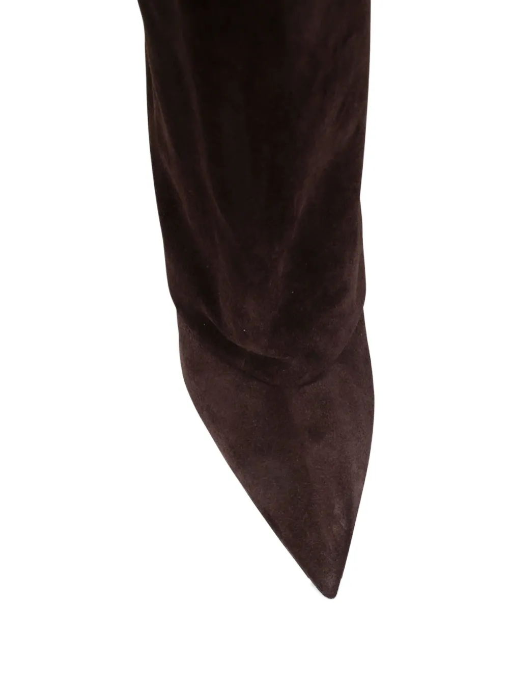 Sergio Levantesi slouch suede boots Brown