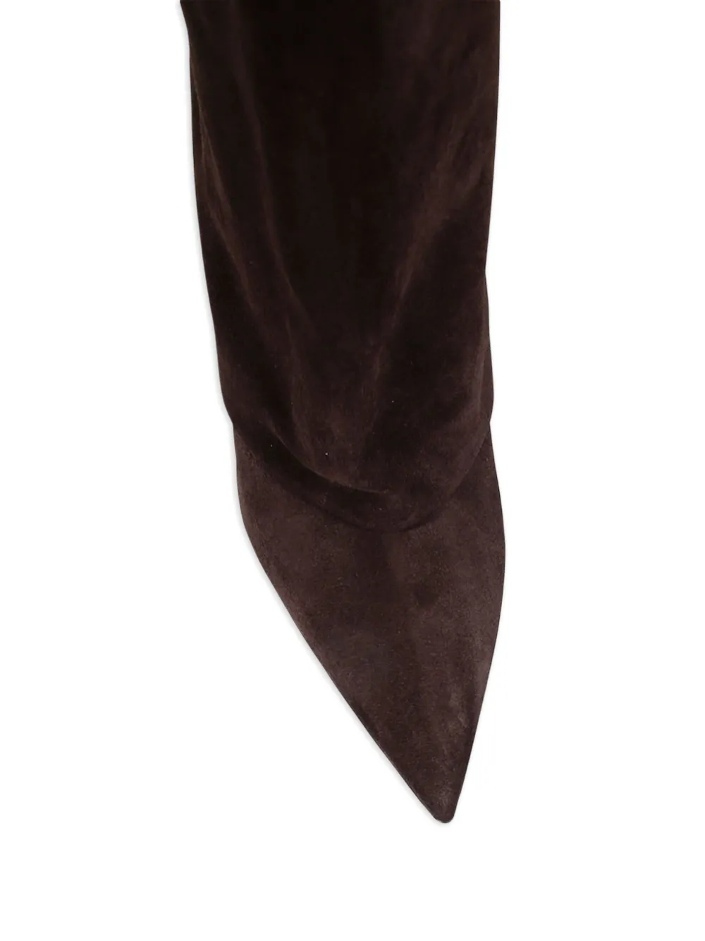 Sergio Levantesi slouch suede boots Brown