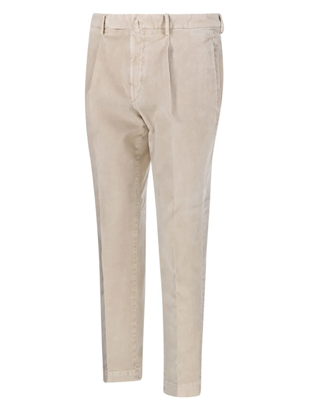 Santaniello pleated corduroy trousers - Beige