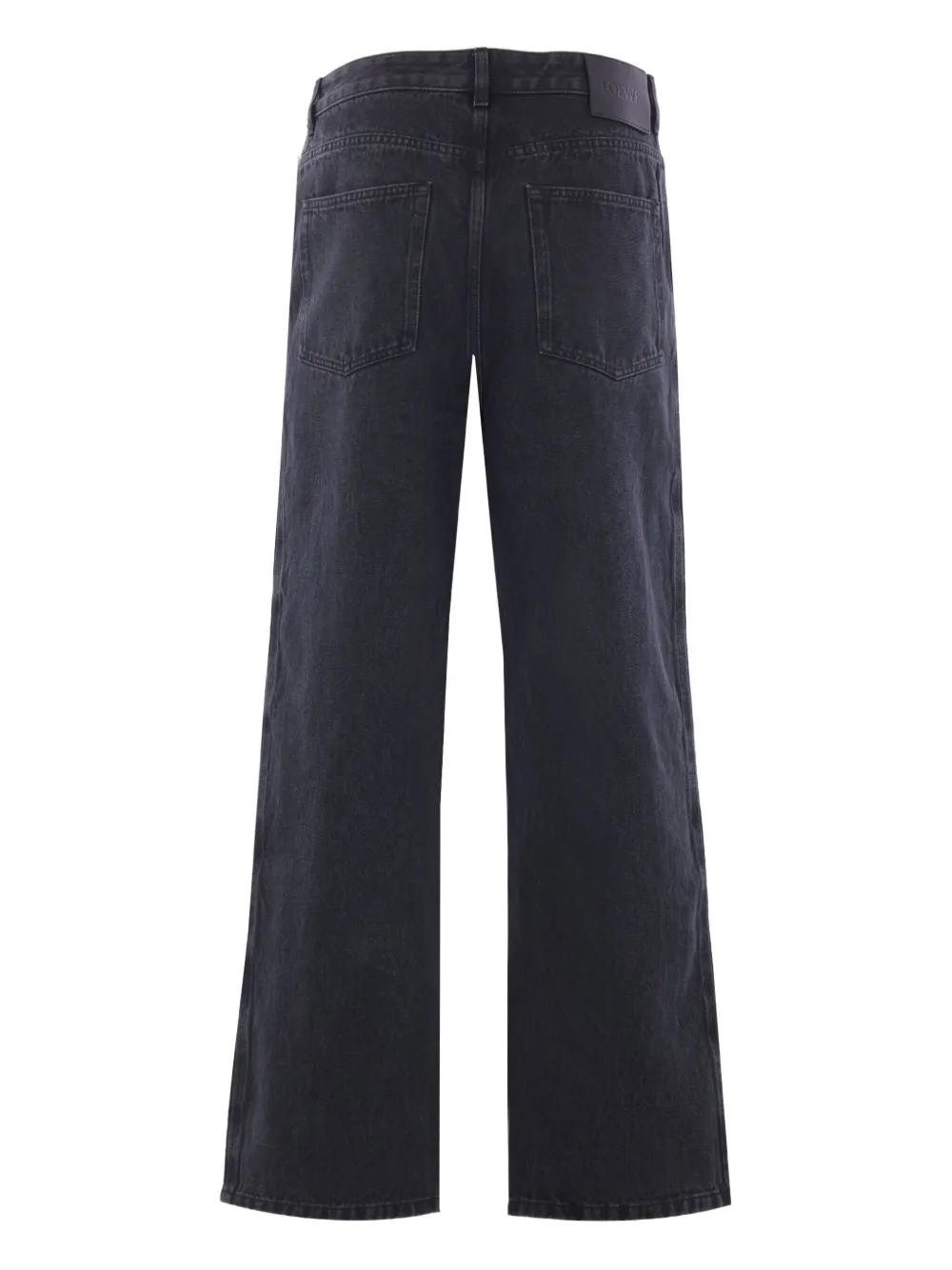 LOEWE Anagram embroidered jeans - Zwart