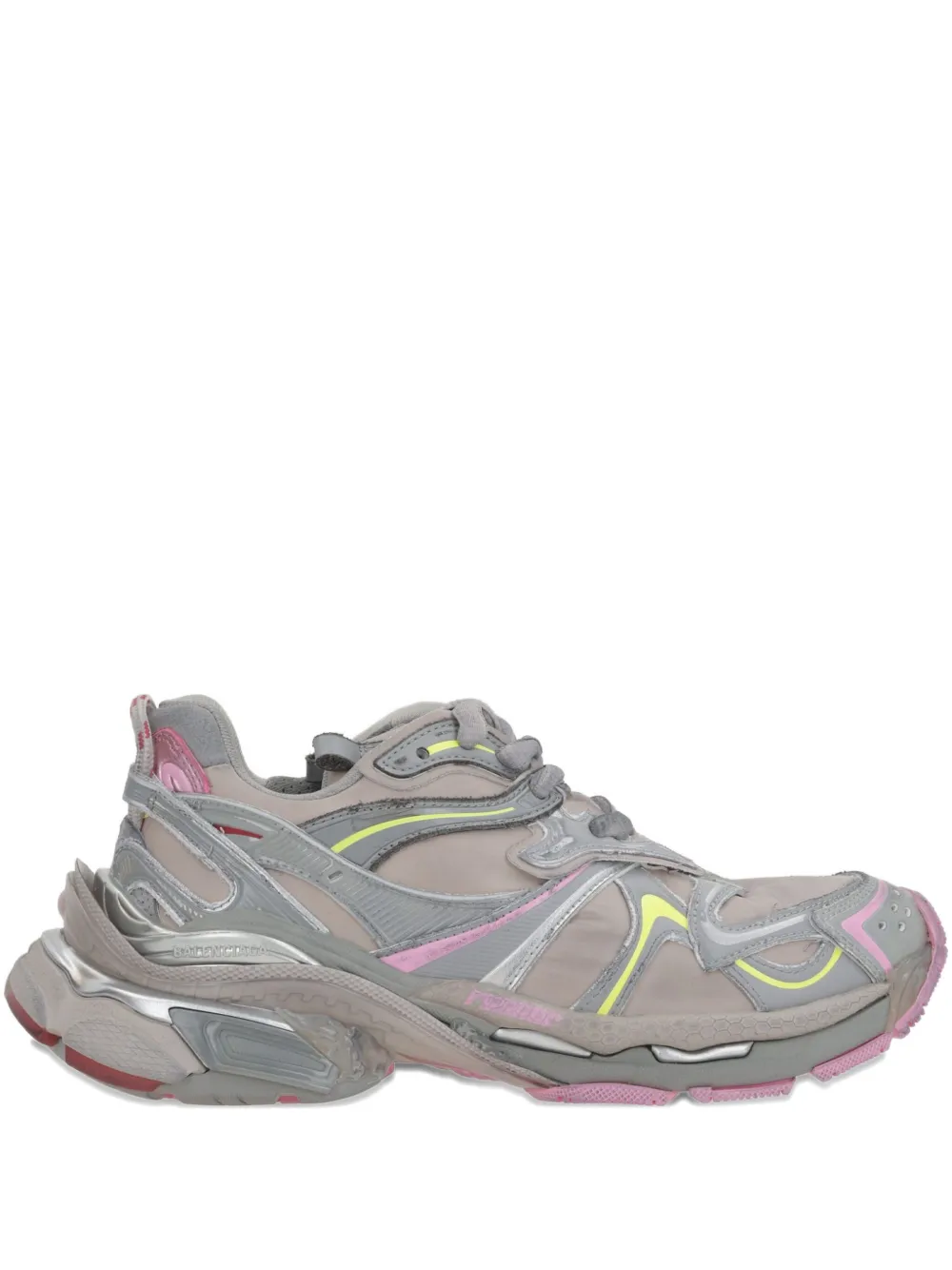 Balenciaga Runner 2.0 lace-up panelled sneakers Grey