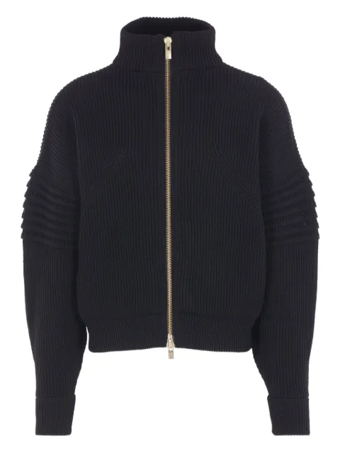 CFCL ribbed-detail zip-up jacket