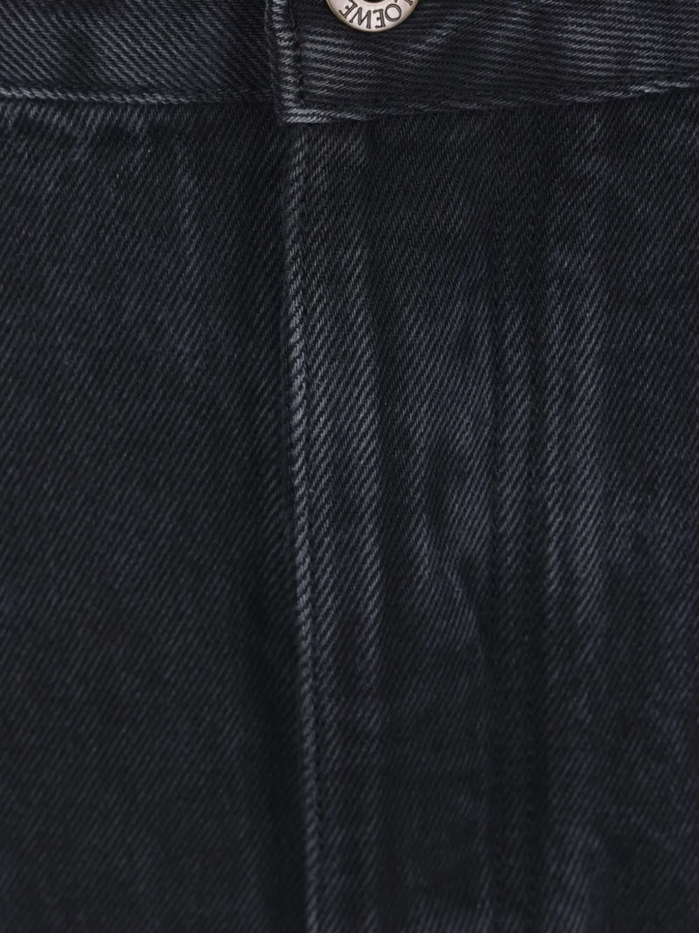 Loewe Anagram Embroidered Jeans In Black