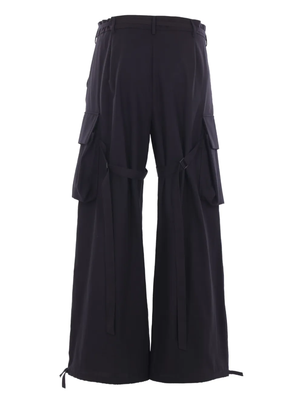 Ann Demeulemeester Broek met cargo zak - Zwart