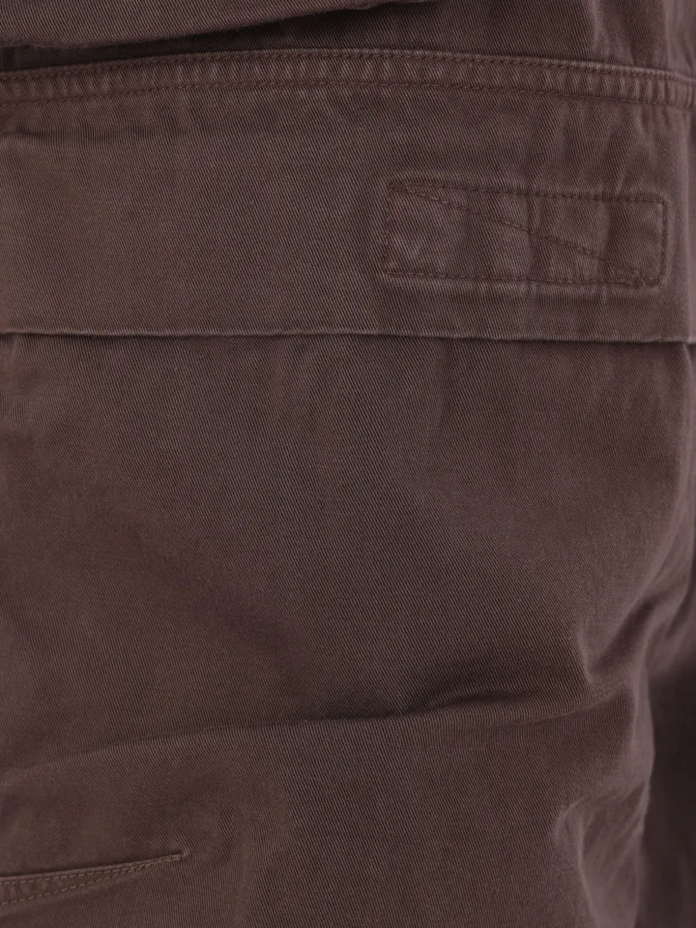 Rick Owens Drkshdw Multi-pocket Cotton Jeans In Brown